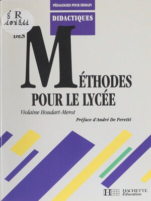 cover image of Des Méthodes pour le lycée
